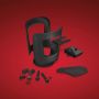 BLACK BEVERAGE HOLDER