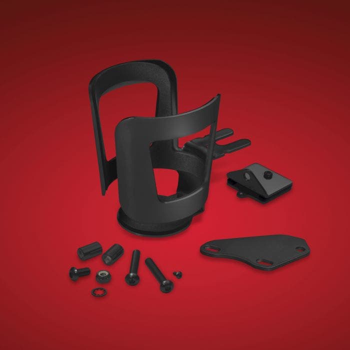 BLACK BEVERAGE HOLDER