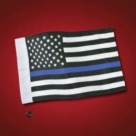 6" X 9" THIN BLUE LINE FLAG