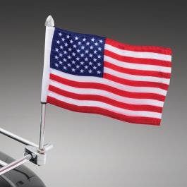 12" POLE 1/2" CLAMP ACORN/FLAG