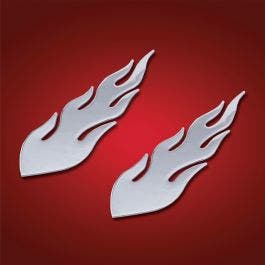 STICK ON FLAMES 8" PAIR